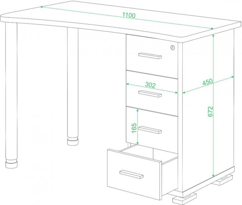 Стол компьютерный Белора-50 правый венге / карамель