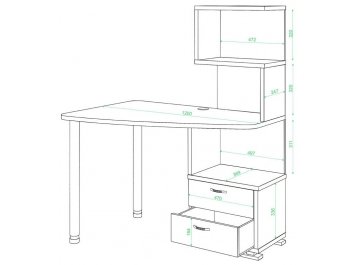 Компьютерный стол Белора-60