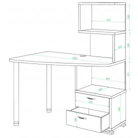 Компьютерный стол СКМ-60