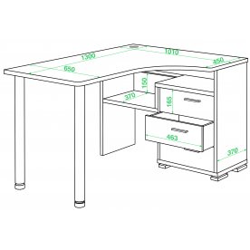 Стол компьютерный Жаспера-132С-130