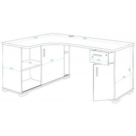 Компьютерный стол Жаспера-160М