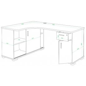 Компьютерный стол Жаспера-160М