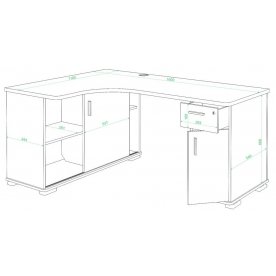 Компьютерный стол Жаспера-160М