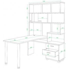 Компьютерный стол Жаспера-420 / 150