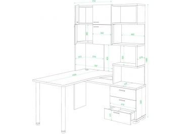 Компьютерный стол Жаспера-500М / 140