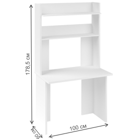 Письменный стол СКЛ-Прям100+НКЛХ-100 Н