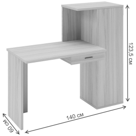 Письменный стол СКЛ-ПРЯМ100+ШК Н