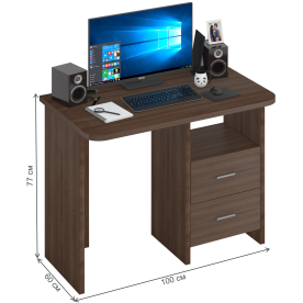 Письменный стол СКЛ-Прям100Р