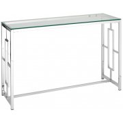 прозрачное стекло / сталь серебро