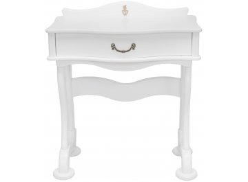 Консольный столик Стол туалетный Джульетта молочный дуб