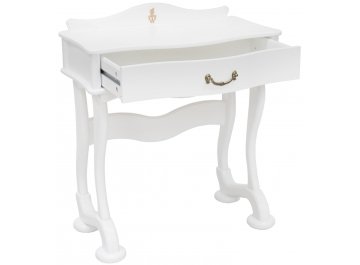 Консольный столик Стол туалетный Джульетта молочный дуб