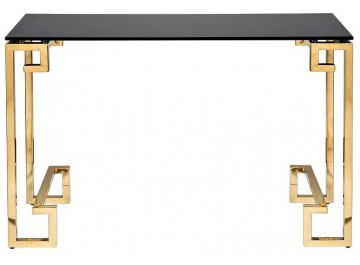 Консольный столик 13RXC3049-GOLD черный / золото