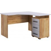 дуб крафт золотой / белый