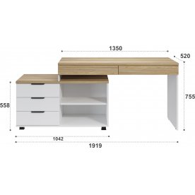 Письменный стол Скайлайт СЛ-21К