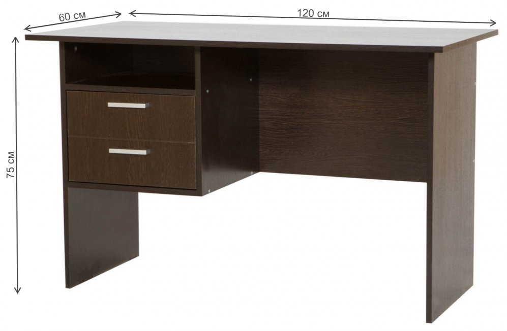 Стол письменный Геркулес венге