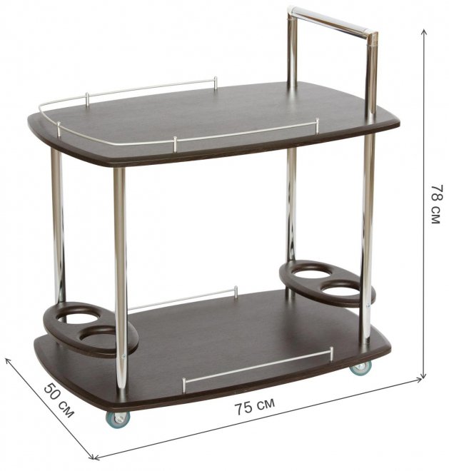 Серверовочный столик Эсперанс венге