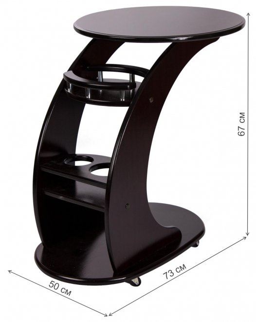 Приставной столик Мирдесса венге