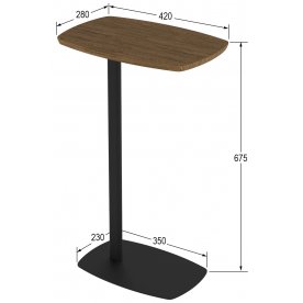 Приставной столик Калифорния Дей