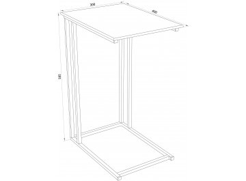 Приставной столик Престиж