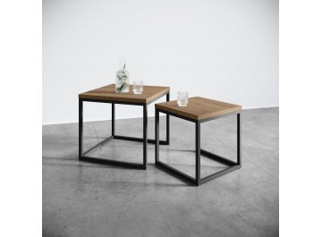 Журнальный столик SET LOGIC NEW mokko/черный