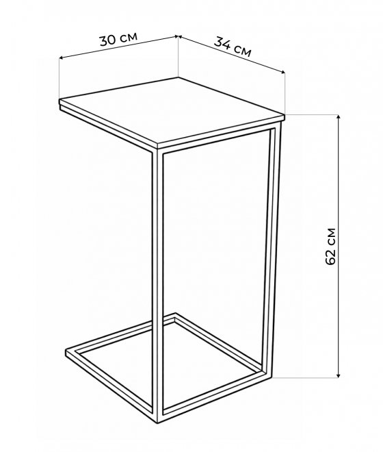 Журнальный столик Геркулес белый мрамор