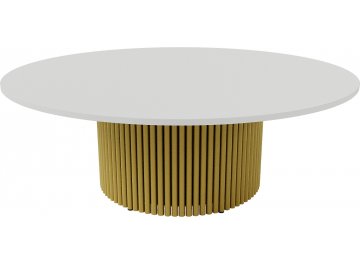 Журнальный столик Trubis Wood золотой