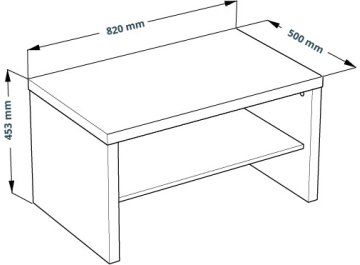 Журнальный столик Энкель 82С