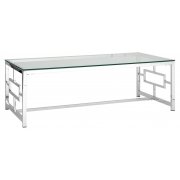 прозрачное стекло / сталь серебро