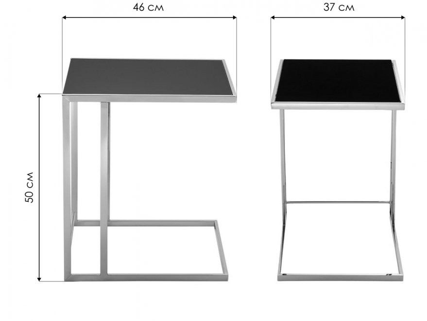 Журнальный стол J015 черный