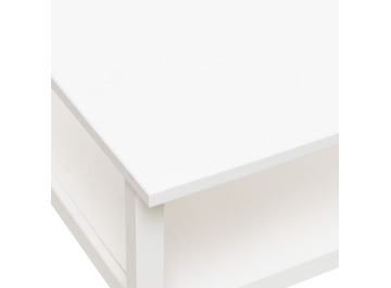 Журнальный столик Leset Мира 90х90 белый