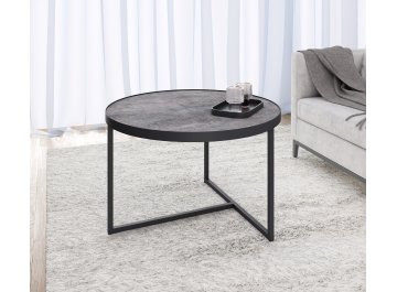 Журнальный столик ROUND 800 Basalt