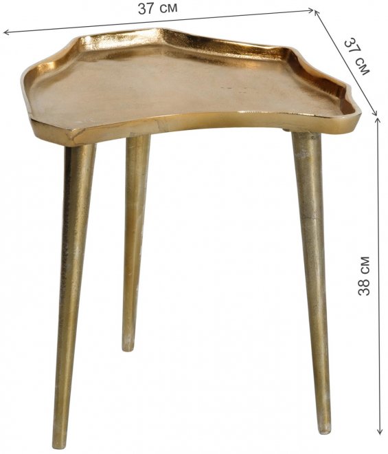 Журнальный столик Abe бронзовый