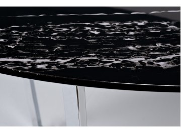 Журнальный столик 30B-85511 черный / хром