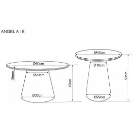 Журнальный столик Angel