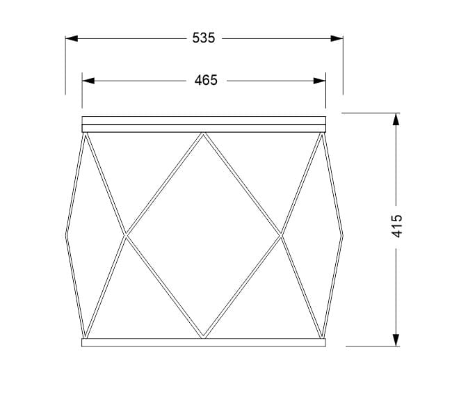 Журнальный столик Арена белый