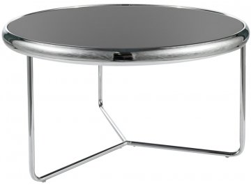 Журнальный столик Scarlet 74 черный / хром