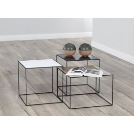 Журнальный столик KL-49-WHT-BLK