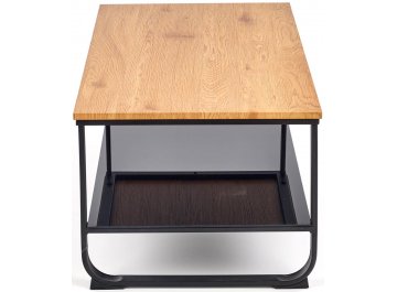 Журнальный столик Козе 105/55/45 дуб золотой / черный