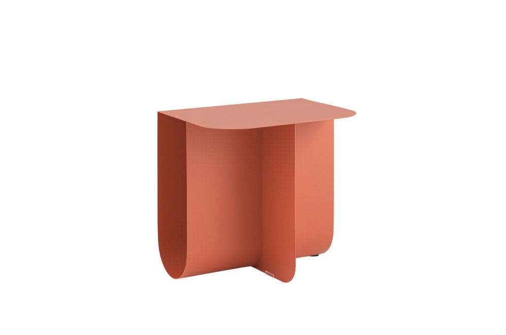 Журнальный столик Эвелин металл красный