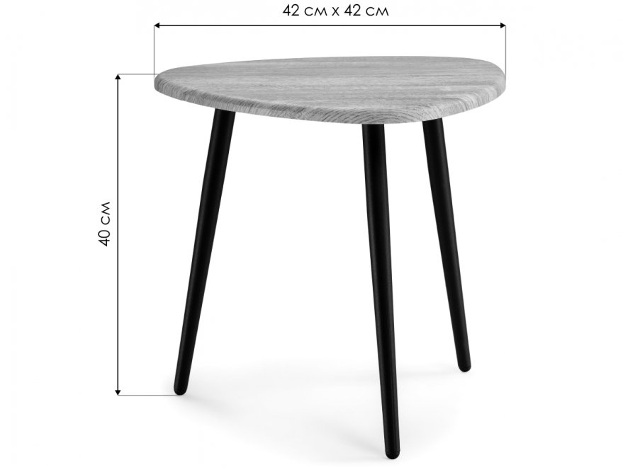 Журнальный столик М 005.0А50 дуб винтаж медовый