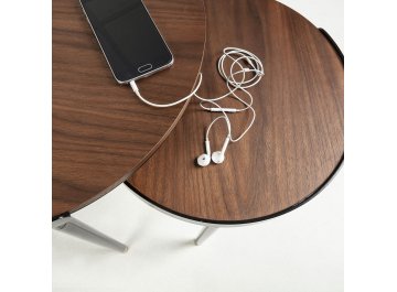 Журнальный столик Aliner золото / черный / натуральный