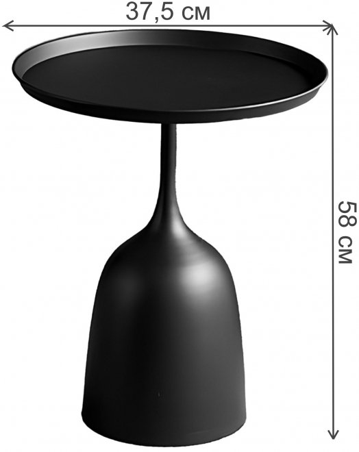 Журнальный столик BAJ-T09Z белый матовый