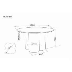 Журнальный столик Rosalia