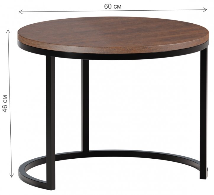 Журнальный столик Саутфилд 9 дуб коричневый