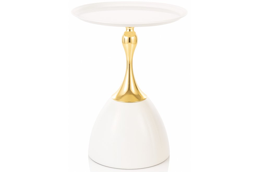 Журнальный столик Piana белый / золото