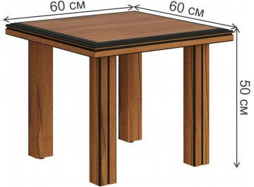 Журнальный столик SkyLand LAREX LCT 660 600х600х500