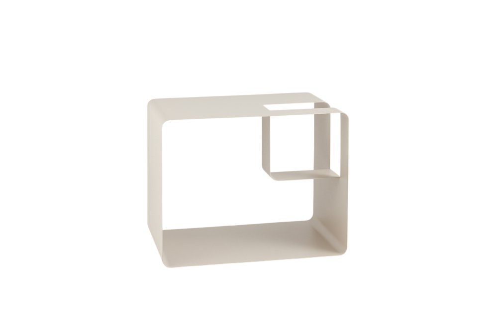 Журнальный столик Кива металл светло-серый