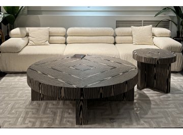 Журнальный столик Зебрано 140 бежево-коричневый