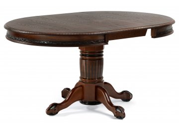 Круглый стол Альфред орех / коричневая патина