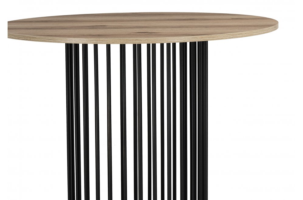 Деревянный стол Берту 90х90х75 делано / черный